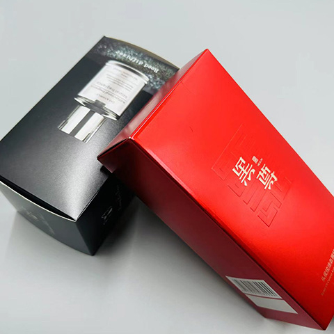 Die Cut Beauty Box with Metallic Paper