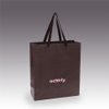 Luxury PU Leather Paper Bag with Ribbon