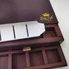 Special PU Leather Paper with Double-drawer,the Luxury Chocolate Packaging