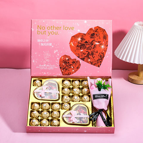 Pink Chocolate Sets for Valentine's Day