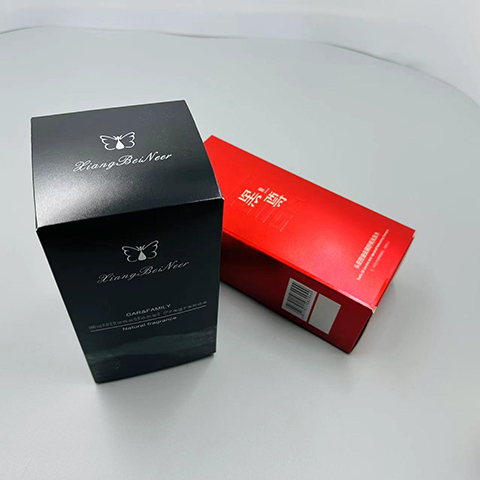 Die Cut Beauty Box with Metallic Paper