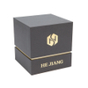 Inclined Shape & Golden Metallic Paper Perfume Box