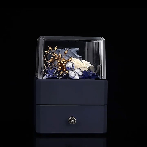Luxury Drawer Box with Eternal Flower