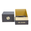 Inclined Shape & Golden Metallic Paper Perfume Box
