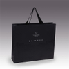 Luxury PU Leather Paper Bag with Ribbon