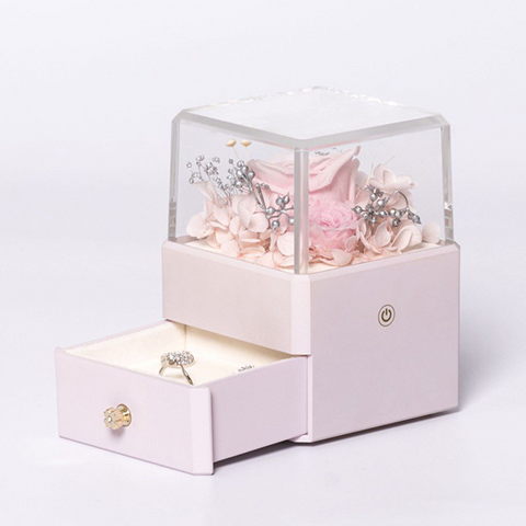 Luxury Drawer Box with Eternal Flower