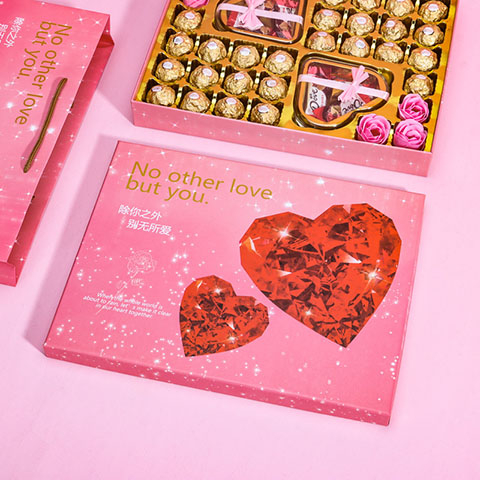 Pink Chocolate Sets for Valentine's Day