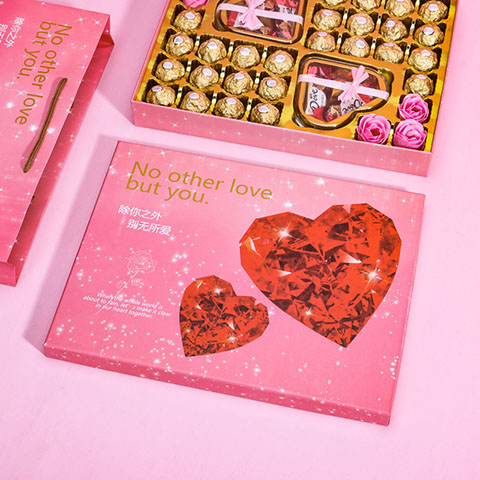 Pink Chocolate Sets for Valentine's Day