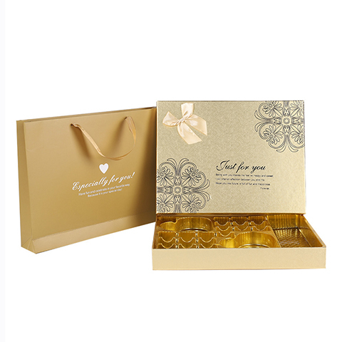 Luxury Rigid Chocolate Box with PS Inlay Tray