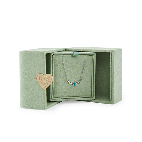 Velvet Pasting Double Door Luxury Jewelry Box