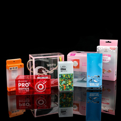 Foldable Transparent PET Box with Printing