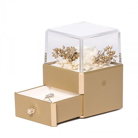 Luxury Drawer Box with Eternal Flower