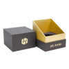 Inclined Shape & Golden Metallic Paper Perfume Box