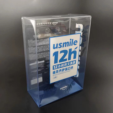 Attractive Foldable Transparent PET Box with Printing