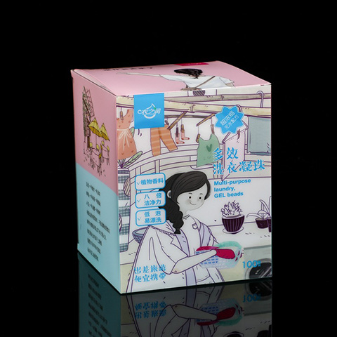 Foldable Transparent PET Box with Printing
