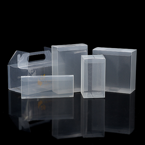 Transparent PET Box with Grain