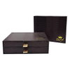 Special PU Leather Paper with Double-drawer,the Luxury Chocolate Packaging