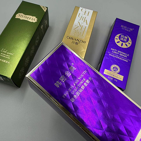 Special Effects on Die Cut Box with Grain-pressing, Special Embossing...