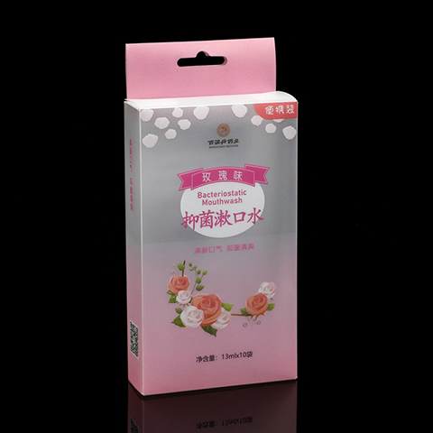 Foldable Transparent PET Box with Printing