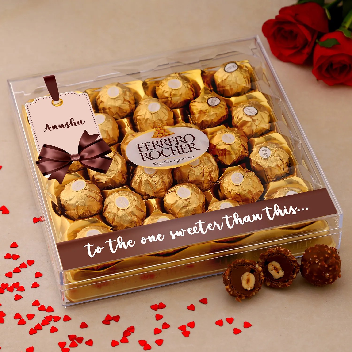 acrylic chocolate box clear