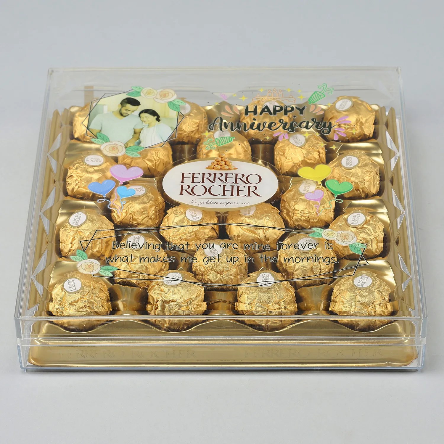 custom acrylic chocolate box wiht logo